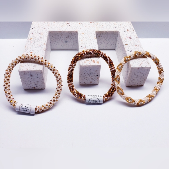 CAIRO -Original Roll-On® Bracelets, 7" round, made in Nepal #3 (3 pieces) - Picture 5 of 7